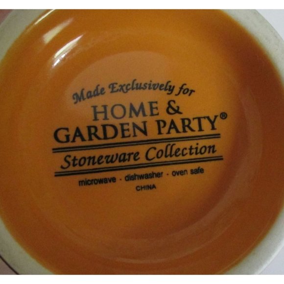 2 Home Garden Party Tuscan Home Coffee Tea Mugs Replacement Dinnerware - Picture 5 of 5